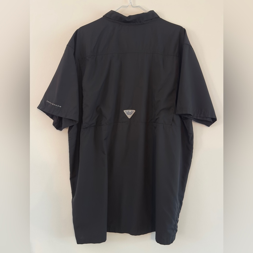 Columbia PFG Black Short Sleeve Shirt - Picture 6 of 8